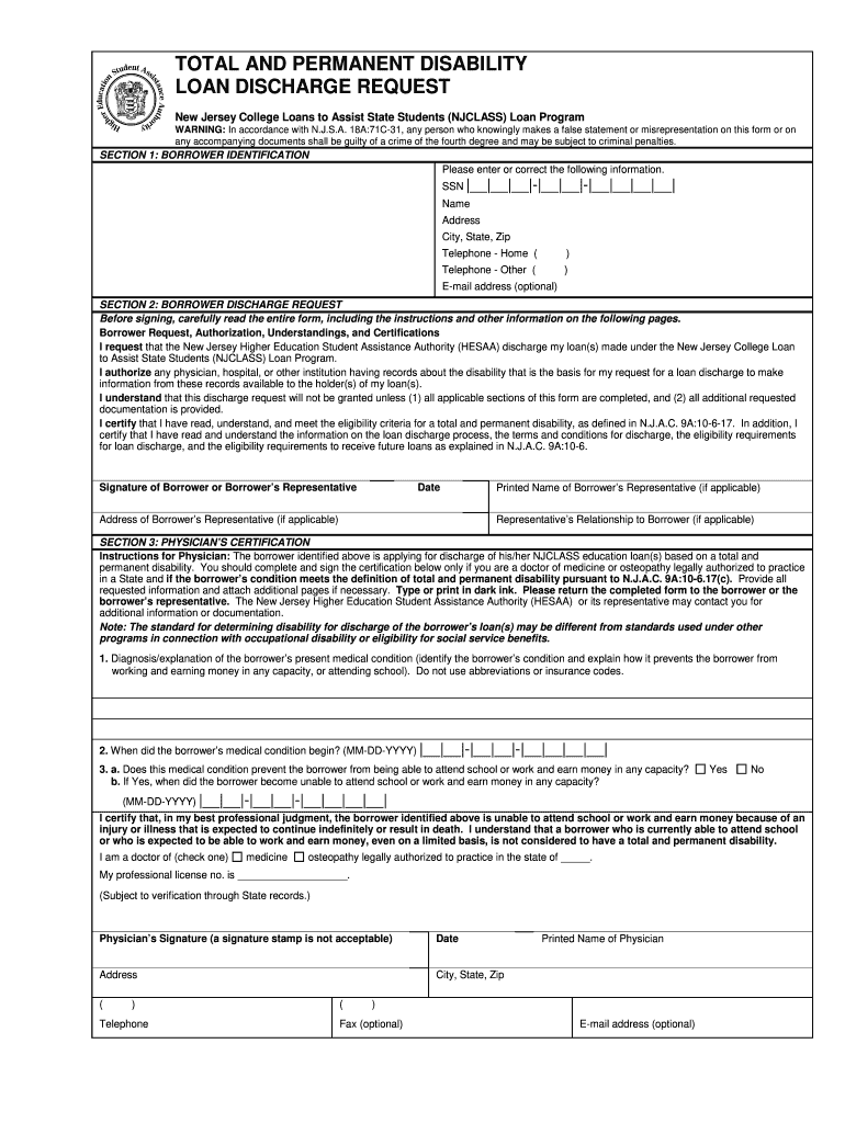 Applications for Discharge Instructions  Form