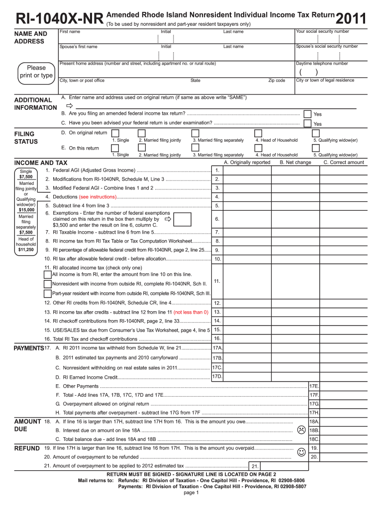  Ri Form 2011