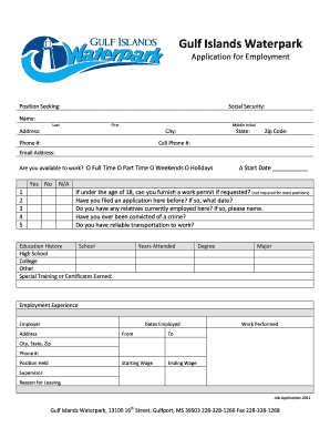 Gulfport Water Park Coupons  Form