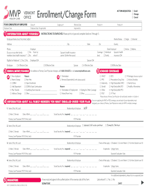  Blank Enrollment Forms 2010-2024