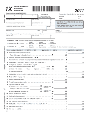 Fillable Wi Form 1x