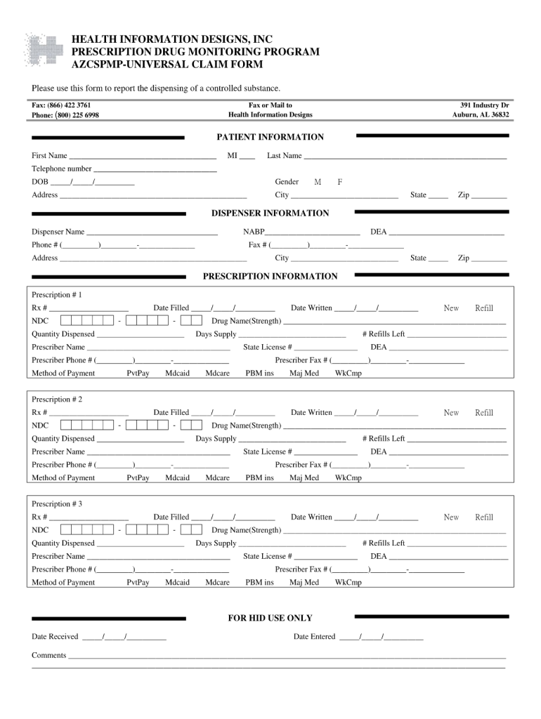 Caremark Pharmacy Universal Claim Form