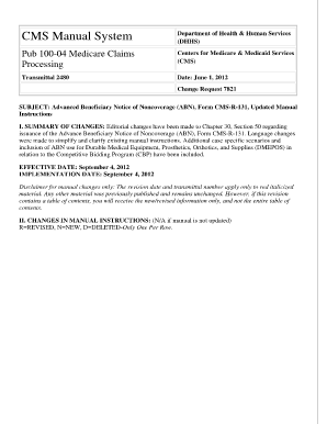 Printable Cms R 131  Form