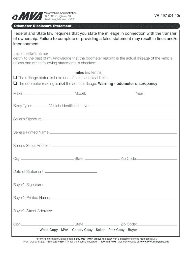 Vr 197 Mva  Form