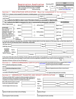 Amha Application  Form