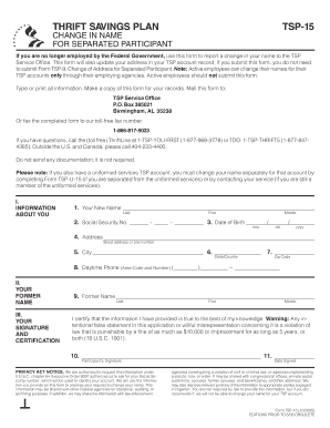 Tsp 15  Form