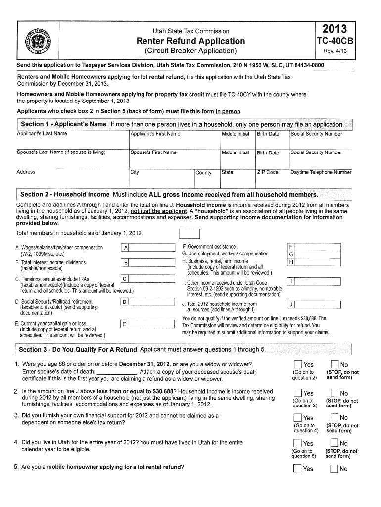 Form Tc 40 Fill Out And Sign Printable PDF Template SignNow