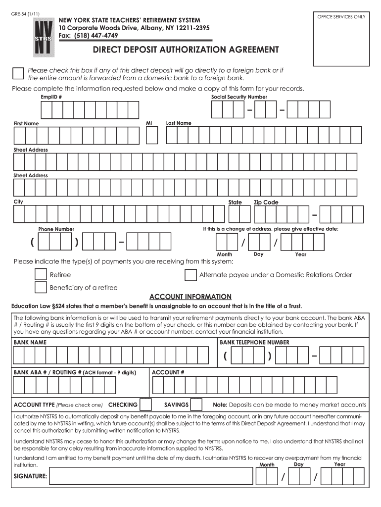  Nyc Teachers Retirement System Forms 2011