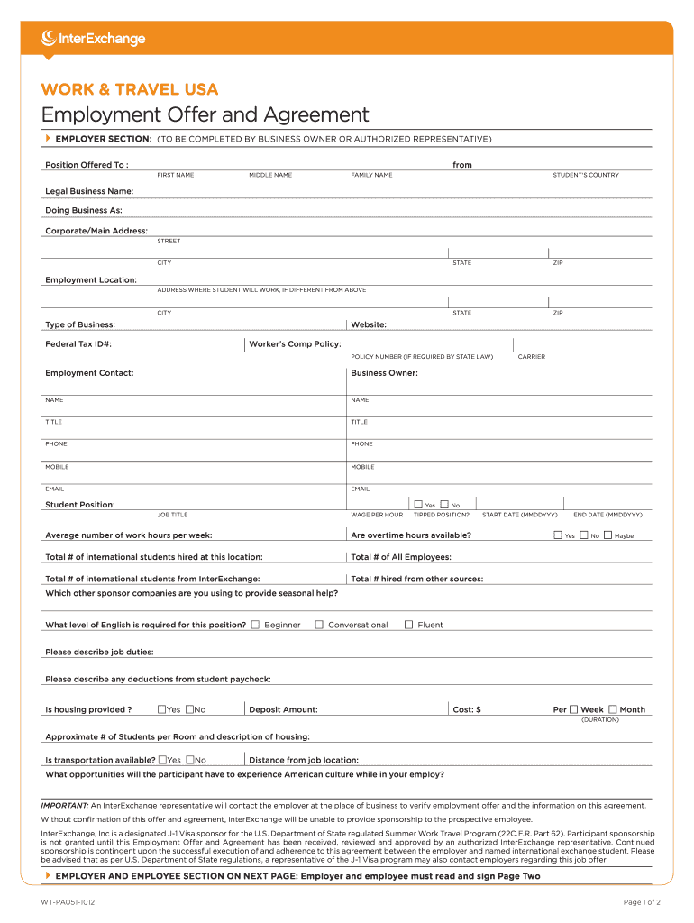 Job Offer Letter No Download Needed  Form
