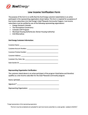 Xecel Energy Life Support Form