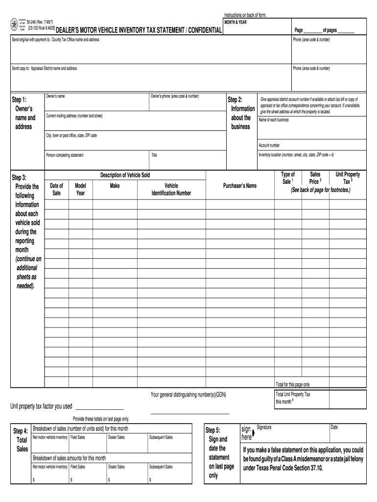  How to Fill Out Form 23122 Inventory 2017