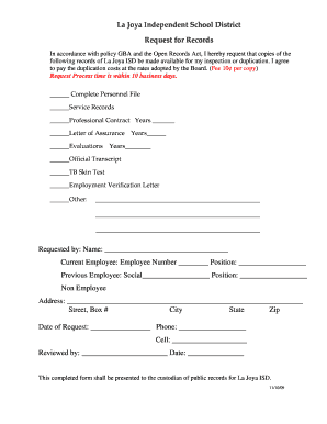 La Joya Isd Calendar  Form