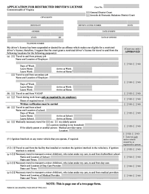 Virginia District Court Forms