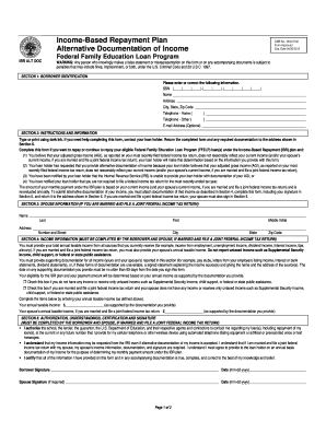 Ibr Form to Print