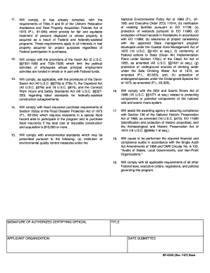 Sf 424 D  Form