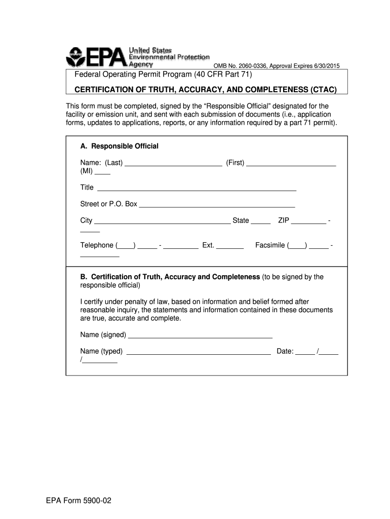  Epa Form 5900 02 2012