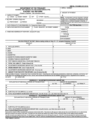 Calculating Tax on Beer Omb No 1513 0083  Form