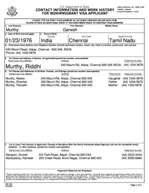 Ds 158  Form