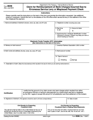 Irs Form 8546