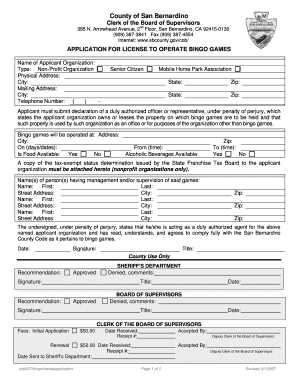 Application San Bernardino County Website Sbcounty  Form