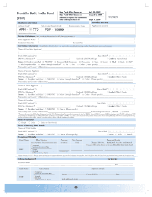 FT Build India Fund WEB  Form