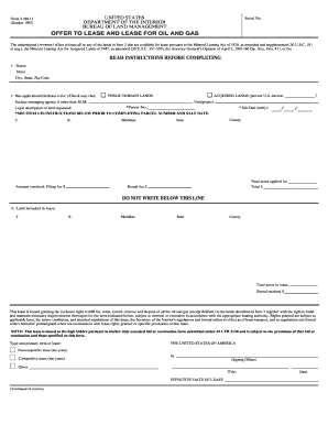 Notice of Competitive Oil &amp;Gas Lease Sale Blm  Form