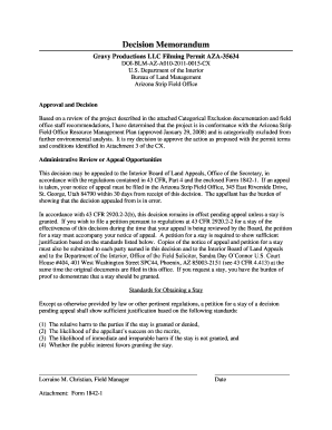 Notice of Intent to Amend a Portion of the Arizona Strip Field Office  Form