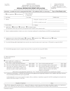  Blm 2930 1 Form 2011