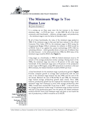 The Minimum Wage is Too Form