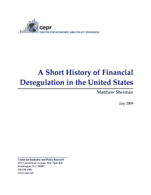 A Short History of Financial  Form