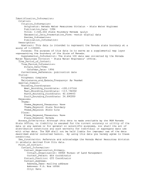 Originator Nevada Water Resources Division State Water Blm  Form