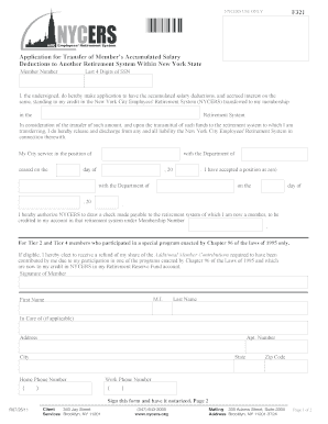  Nycers Form 321 2011