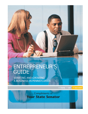 Guide to Starting a Small Business in Pennsylvania MetroAction  Form