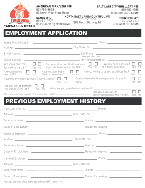 Form Signed at Car Wash by Customers