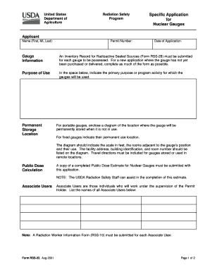 Nuclear Gauges  Form