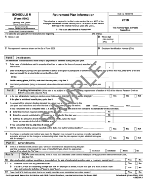 Retirement Plan Information