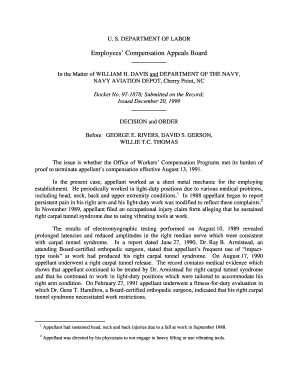 DAVIS and DEPARTMENT of the NAVY, Dol  Form