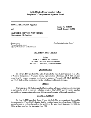 THOMAS STANFORD, Appellant Dol  Form