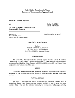 WELLS, Appellant Dol  Form