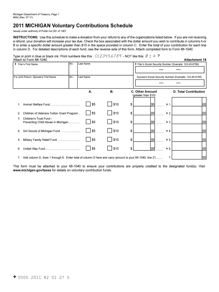 Michigan Department of Treasury, Page 1  Form