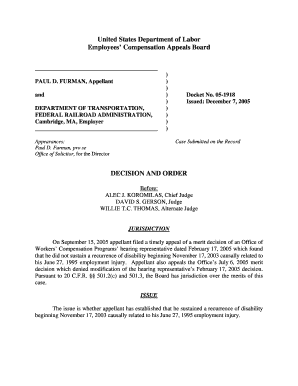 FURMAN, Appellant Dol  Form