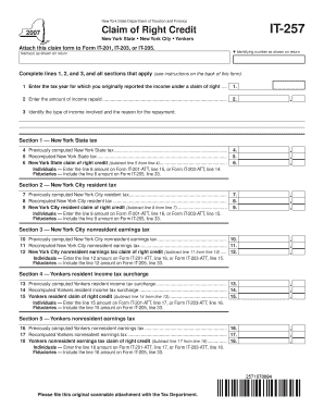 Individuals Enter the Line 6 Amount on Form it 201 ATT, Line 15, or Form it 203 ATT, Line 14 Tax Ny