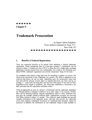 Trademark Prosecution  Form