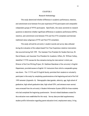 This Study Determined Whether Differences in Academic Performance, Retention,