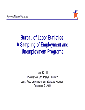 Bureau of Labor Statistics  Form