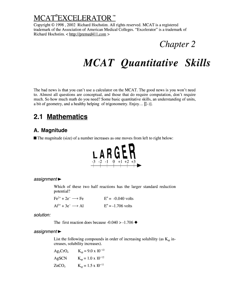 MCAT is a Registered  Form