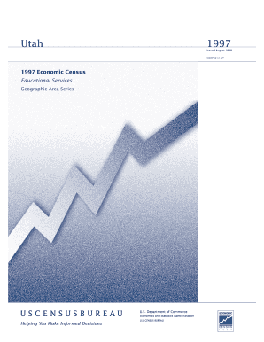 Educational Services, Utah Economic Census  Form