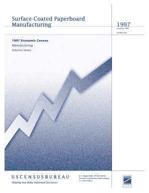 Surface Coated Paperboard Manufacturing Economic Census, Manufacturing Census  Form