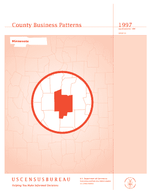 County Business Patterns Issued September CBP97 25 Minnesota U Census  Form