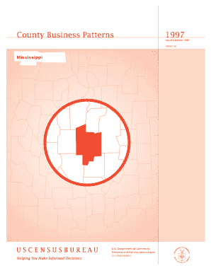 County Business Patterns Issued September CBP97 26 Mississippi U Census  Form